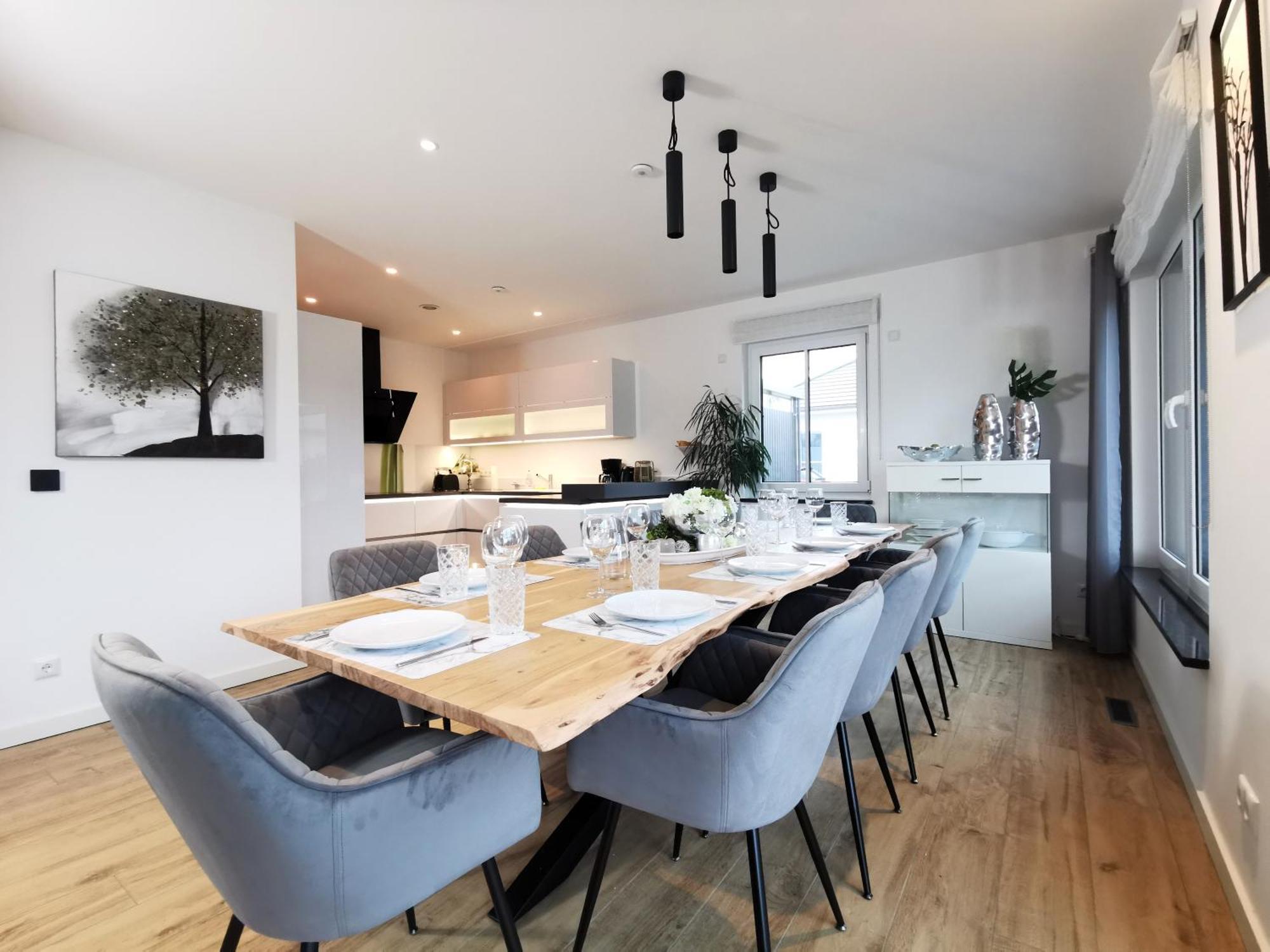Bohnapartments Luxury Villa Berlin - 210Qm - Wintergarten - Kamin - 4 Kostenlose Parkplaetze - 6 Schlafzimmer - Neubau - Luxusausstattung Birkenwerder Exteriér fotografie
